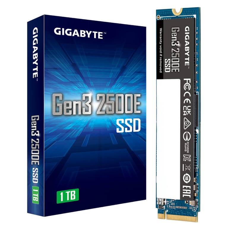 GIGABYTE Gen3 SSD 1TB .2 PCI Express 3.0 NVMe 3D NAND Neuf