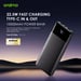 oraimo Toast 22.5 Byte – Power Bank 10 000mAh, carga rápida 22,5W, pantalla LED compacta