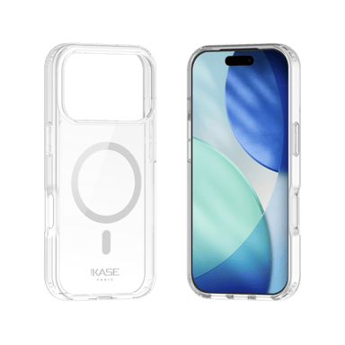 Coque antibactérienne antichoc magnétique invisible Fabriqué Avec du 75% Plastique Recyclé pour Apple iPhone 17 Pro, Transparente