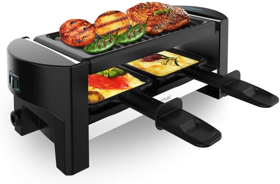 Raclette 320?W 2 poêles antiadhésives Neuf