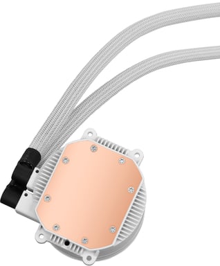 Aerocool MIRAGEL120W Refrigeración Líquida CPU Ventilador 12cm ARGB TDP 200W Blanco