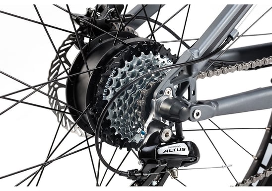 VTT Electrique, EMTB-27.5 '', Full Suspension,   SHIMANO 24 Vitesses & Freins a disque Hydraulique  Batterie Intégrée  Ion Lithium 48V 13Ah