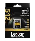 LEXAR Carte Professional CFexpress Type B GOLD 4.0 Series / MB/ Neuf - vue 3