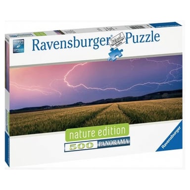 Puzzle panorámico de 500 piezas para adultos - Tormenta de verano - Edición Naturaleza