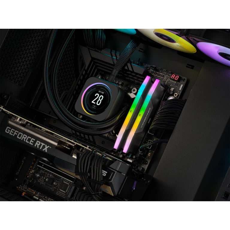 Corsair Vengeance RGB module de mémoire 32 Go 2 x 16 Go DDR5 288-pin DIMM - Neuf