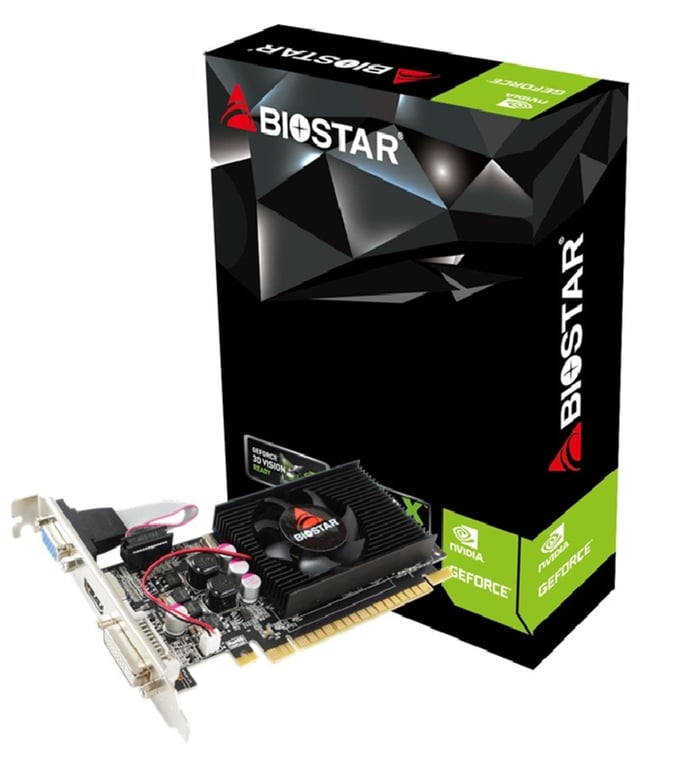Biostar GeForce 210 NVIDIA 1 Go GDDR3 Neuf