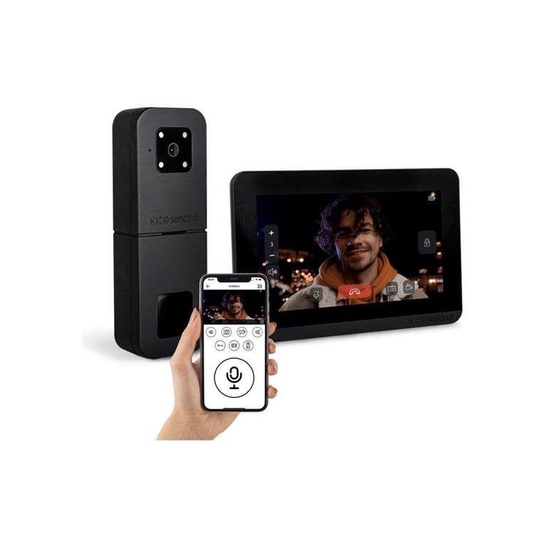 Interphone vidéo sans fil & connecté SCS SENTINEL HeyView Smart Air 7’’ 128 Mo 868 MHz - vue 2