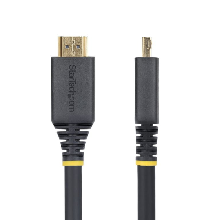 StarTech.com Câble Hdmi Haute Vitesse De 7 M Avec Connecteurs À Verrouillage, 4k 60 Hz/1440p 144 Hz, Hdr10/hdcp 2.2/arc Noir - vue 3
