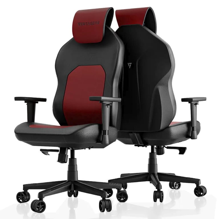 Chaise gaming Vertagear SL1800 & Bourgogne avec ContourMax™ Lumbar et Assise VertaAir™ Ergonomique Neuf - vue 3