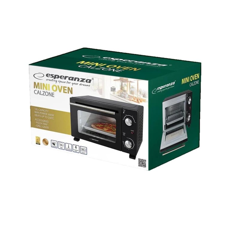 Mini four électrique ESPERANZA CALZONE Température 90–230°C - vue 3