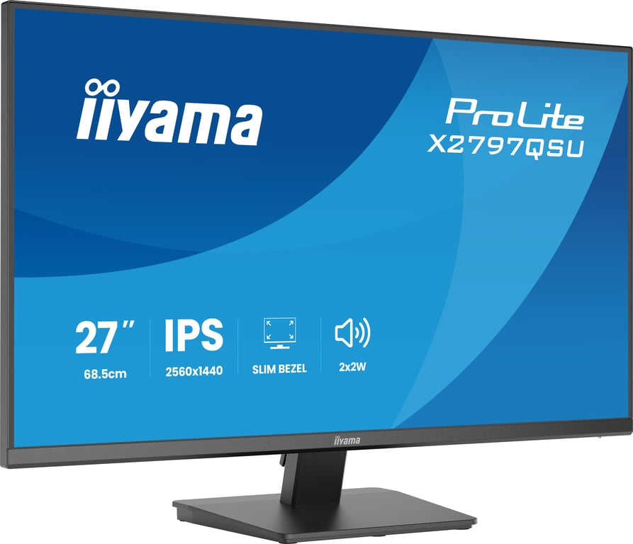Ecran PC iiyama ProLite X2797QSU B1 27 2560 x 1440 Quad HD LED - vue 5