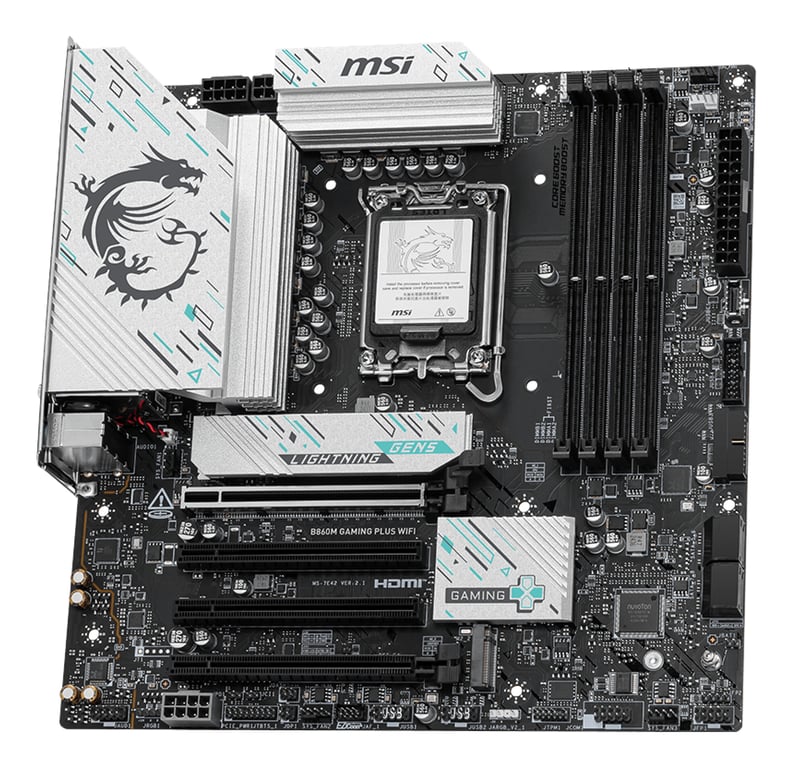 MSI B860M GAMING PLUS WIFI - vue 4