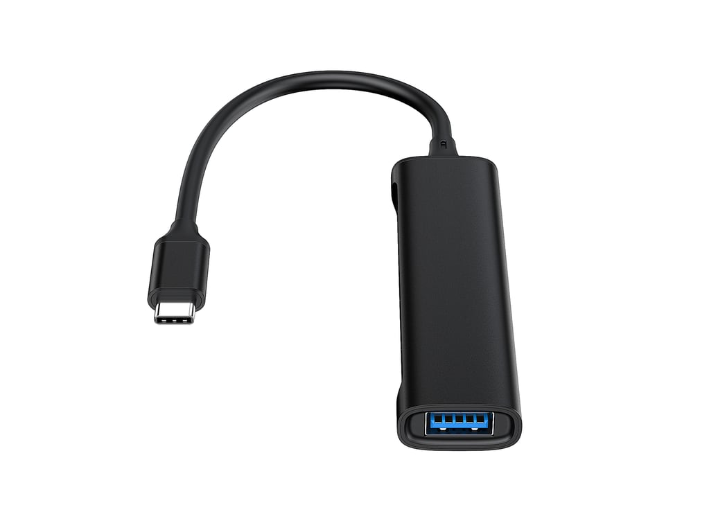 Conceptronic HUBBIES12B hub & concentrateur USB 3.2 Gen 1 (3.1 Gen 1) Type-C 5000 Mbit/s Noir - Neuf