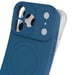 Coque pour iPhone 17 Pro MagSafe en TPU Souple Série KickCase Bleu