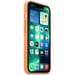 Coque en silicone avec MagSafe pour iPhone 13 Pro Max Orange
