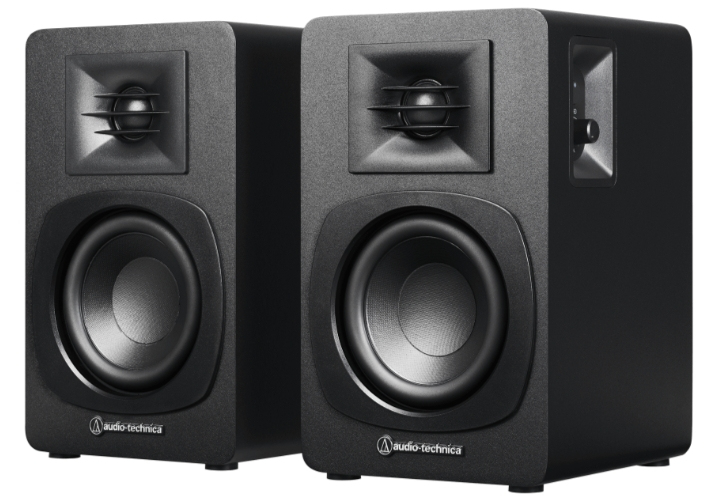 Enceintes Audio-Technica AT-SP3X – 2 Voies, 30 W, Bluetooth, USB, RCA - vue 3