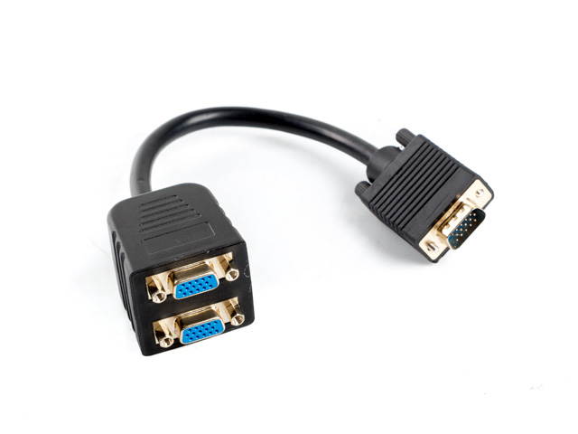 Lanberg Câble Rallonge Vga Ad-0020-bk 0,2 M
