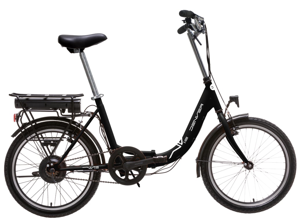 DENVER V&eacute;lo &agrave; assistance &eacute;lectrique  Pliant E-1000 250 W Noir