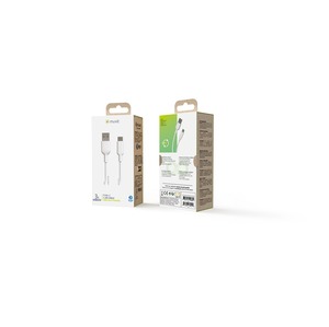 Muvit For Change Cable Usb A/Usb C 1.2M Blanco