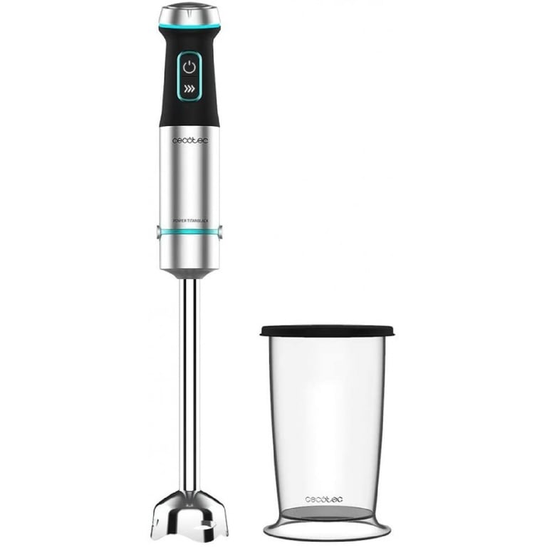 Mixeur Plongeant Cecotec Power TitanBlack 1200 XL – 1200W, Lames Titane, Pied XL - vue 8
