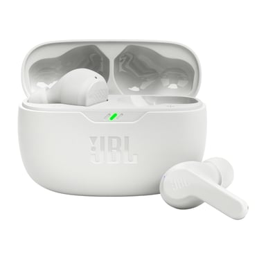 JBL Wave Beam True Wireless Stereo (TWS) Cuffie Bluetooth per chiamate/musica/sport/ogni giorno - Bianco