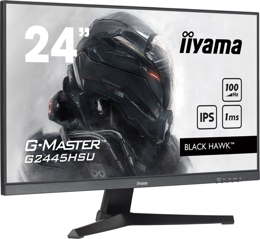 iiyama G-MASTER G2445HSU-B2 écran plat de PC 61 cm (24 ) 1920 x 1080 pixels Full HD LCD Noir - Neuf