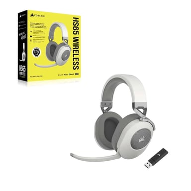 Corsair HS65 Casque Sans fil Arceau Gaming Blanc - vue 3