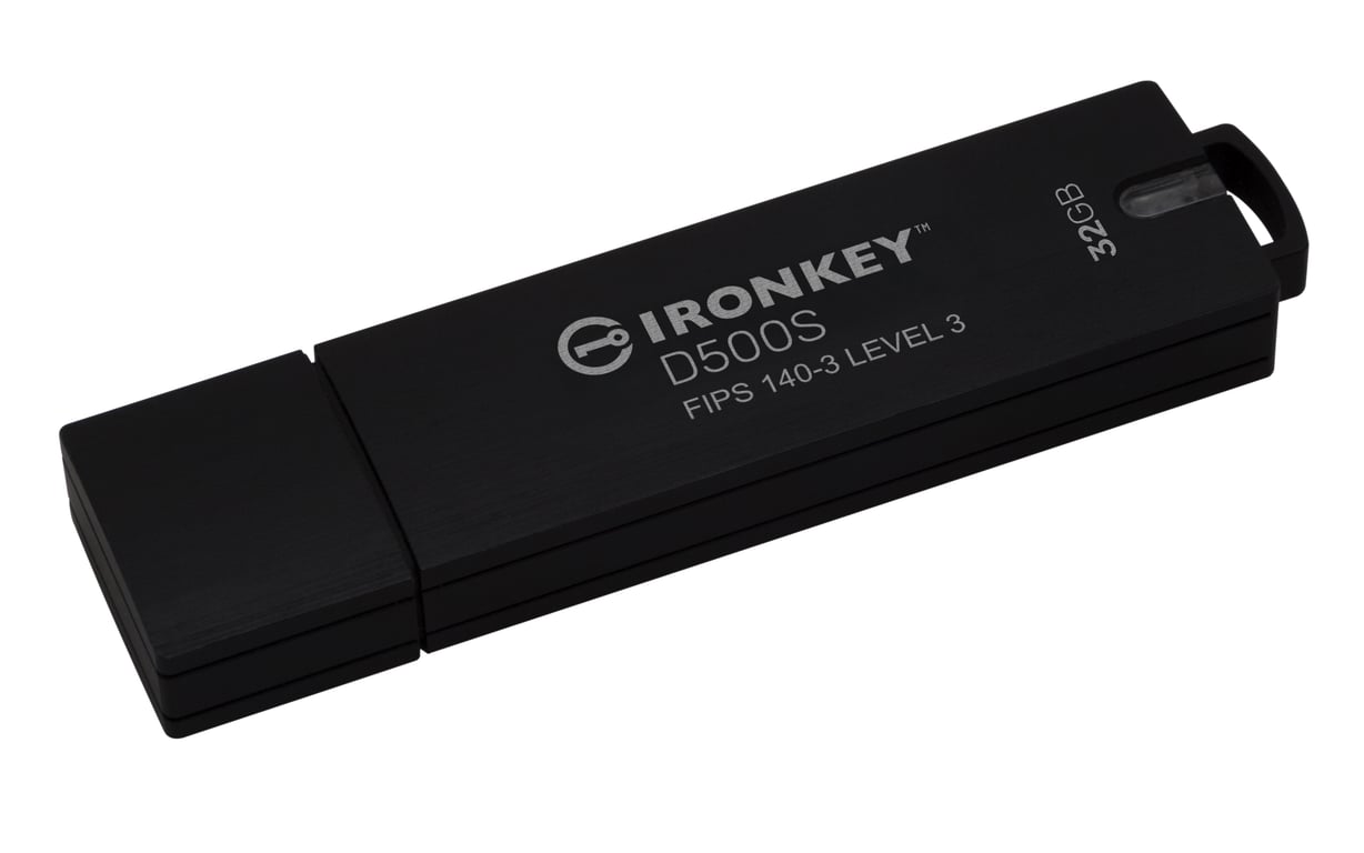 Kingston Technology IronKey 32 Go D500S FIPS 140-3 Lvl 3 AES-256 - Neuf