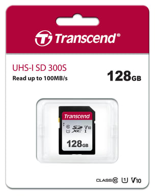 Transcend 128GB, UHS-I, SD 128 Go SDXC NAND Classe 10