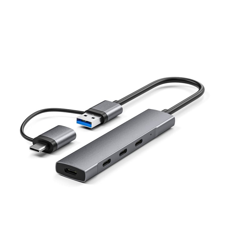 DLH DY TU4995 station d'accueil USB 3.2 Gen 1 3.1 Gen 1 Type A + Type C - vue 1