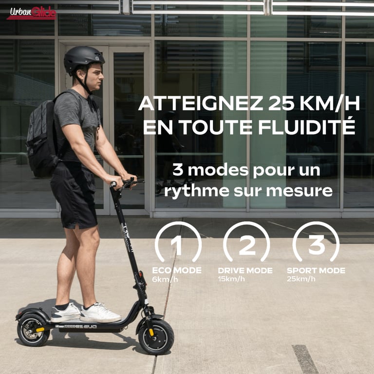Trottinette Électrique UrbanGlide 85 EVO – Moteur 500 W, Autonomie Jusqu'à 15 km - vue 3