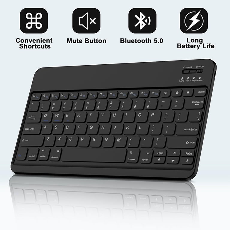 INF Étui de protection avec clavier pour Samsung Galaxy Tab Samsung Galaxy Tab S7+/S7 Plus - vue 3