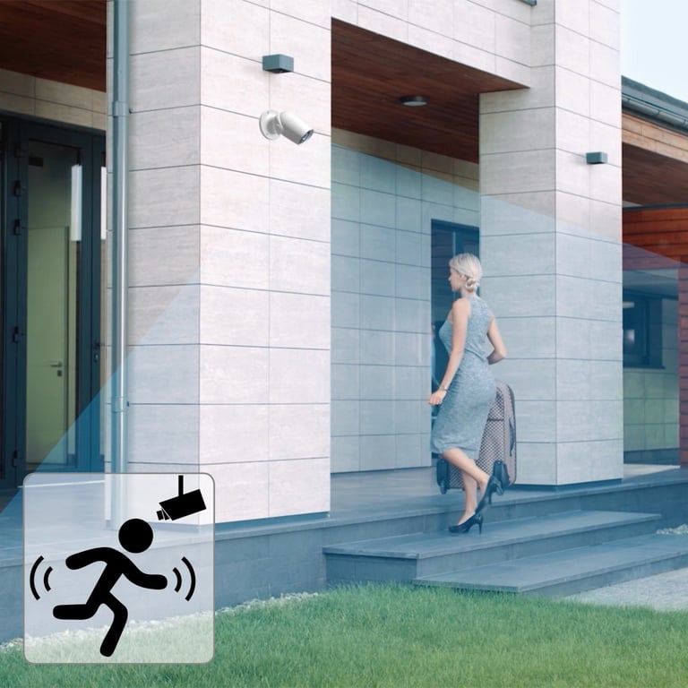 Hama 00176576 caméra de sécurité Balle forme Caméra de sécurité IP Extérieure 1920 x 1080 pixels Mur Neuf - vue 2