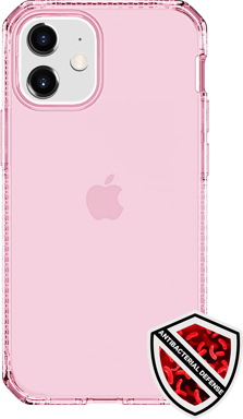Custodia rinforzata iPhone 12 mini Spectrum Clear Pink Itskins