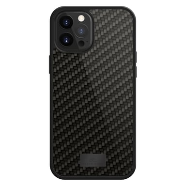 Coque de protection ''Robust Real Carbon'' pour iPhone 12 Pro Max, noir