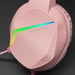 Mars Gaming MH122 Rosa, Cascos Gaming FRGB Over Ear con Micrófono, Sonido HiFi, Cancelación de Sonido, Ultraligeros, PS4 PS5 Xbox Switch Tablet Windows Mac