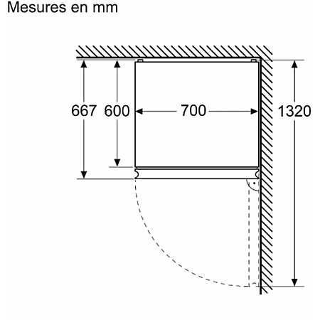 Siemens KG49NXIDF - vue 4