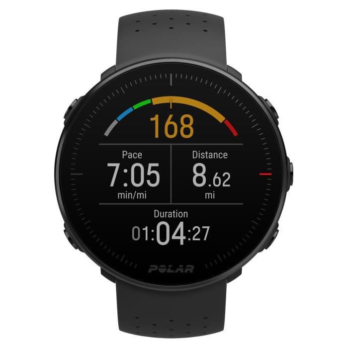 POLAR Vantage M - Reloj multideporte con GPS - Negro - Talla M/L