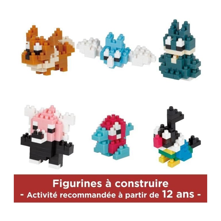 BANDAI Nanoblock Pack Pokémon type Électrique - vue 3
