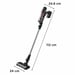 Rowenta RH6A71 Aspirateur-balai 2 en 1 Batterie Sec Sans sac Aluminium, Rouge