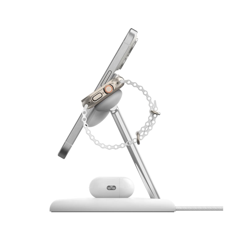 Belkin Chargeur Magsafe Qi2 pour iPhone Airpods et AppleWatch 3 en 1 - vue 9