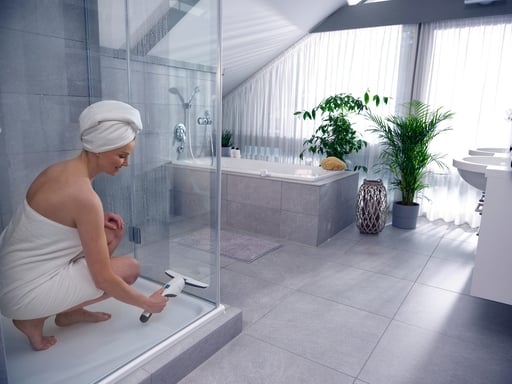 Leifheit Set aspirador para ventanas y baño Nemo