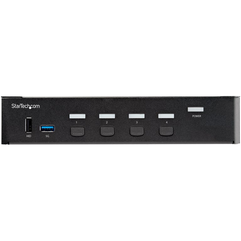 StarTech.com Commutateur KVM HDMI à 4 Ports 1 Moniteur 4K 60Hz Ultra HDR KVM de Bureau HDMI 2.0 avec Hub USB 3.0 à 2 Ports 5Gbps et 4x USB 2.0 HID Audio TAA SV431HU34K6 Commutateur... - vue 4