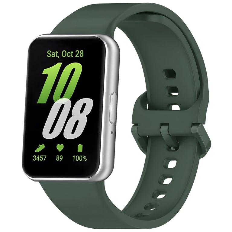 imoshion Bracelet silicone pour Samsung Galaxy Fit 3 - Vert foncé - Neuf
