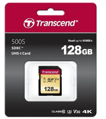 Transcend 128GB UHS-I U3 SD 128 Go SDXC Classe 10