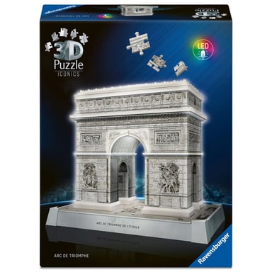 Puzzle 3D 216 pièces Ravensburger Arc de Triomphe illuminé