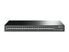 SWITCH TP-LINK TL-SG1048 48P LAN GIGABIT DESKTOP 10/100/1000Mbps RACKMOUNTABLE RJ45 CASE ACCIAIO