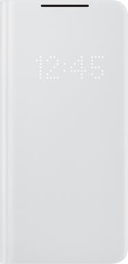 Folio LED View Cover Gris Clair pour Samsung G S21+ 5G Samsung