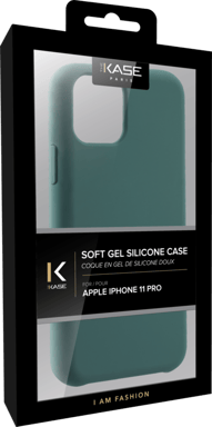 Funda de Gel Silicona Suave para Apple iPhone 11 Pro,Verde Espuma