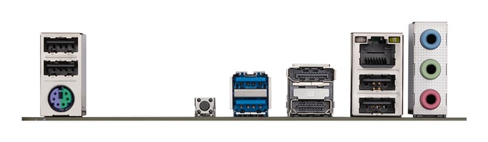 GIGABYTE A620M H Carte Mère - Prend en charge les processeurs AMD Ryzen 8000, VRM numérique 5+2+2 phases, jusqu'à 7200MHz DDR5 (OC), 1xPCIe 4.0 M.2, LAN GbE, USB 3.2 Gen 1